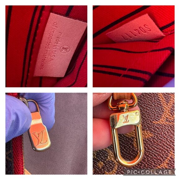 100% Authentic Louis Vuitton LV Monogram Neverfull Pochette - Picture 15 of 15